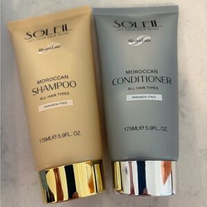 Soleil Moroccan Shampoo and Conditioner Set - Retails: $50